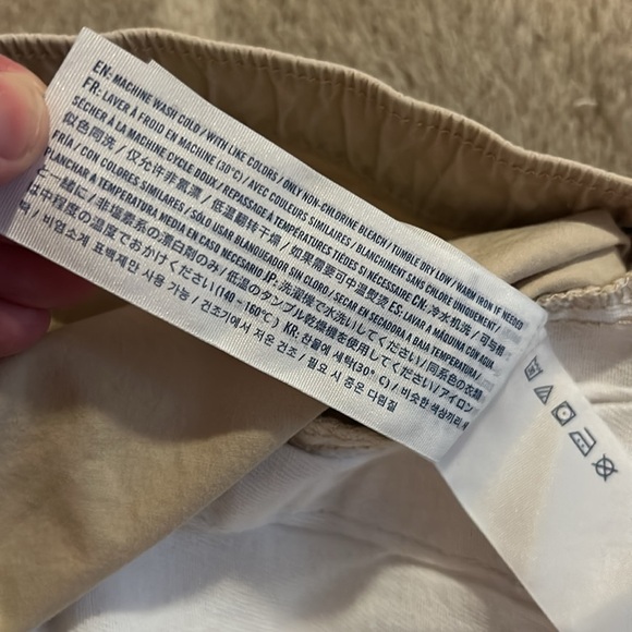 Abercrombie kids khaki shorts, size 15/16 - Picture 4 of 5